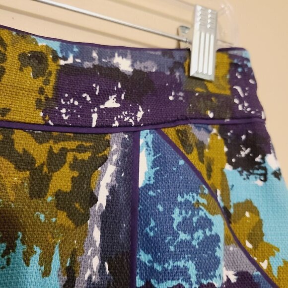 Anthropologie | Tabitha Liquid Acres Simons Pencil Skirt (Size 6) - Picture 4 of 13